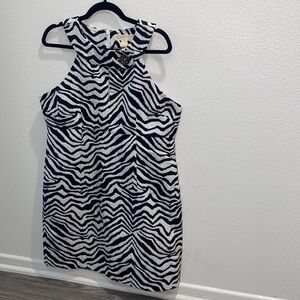 Michael Kors Zebra Halter Dress